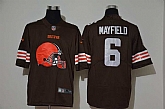 Nike Browns 6 Baker Mayfield Brown Vapor Untouchable Limited Jersey,baseball caps,new era cap wholesale,wholesale hats